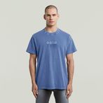 G-STAR® Camiseta Multi Logo Overdyed Loose Azul intermedio