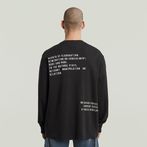 G-STAR® Back Embro Text Loose T-Shirt Black