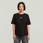 G-STAR® Script T-Shirt Schwarz