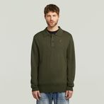 G-STAR® Premium Core Dunda Polo Knit Grey
