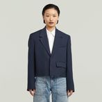 G-STAR® Short Blazer Donkerblauw