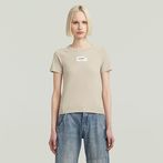 G-STAR® Embro Patch Slim T-Shirt Beige