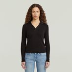 G-STAR® Polo Slim Negro