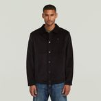 G-STAR® Cord Coach Sweater Jacket Black