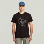 G-STAR® HD Print T-Shirt Black