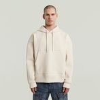 G-STAR® Loose Hoodie Sweater White