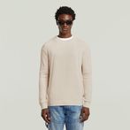 G-STAR® Pull-over Structure Knit Blanc