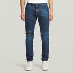 G-STAR® 5620 3D Zip Knee Skinny Jeans Dark blue