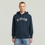 G-STAR® Embro Logo HB Hoodie Sweater Dark blue