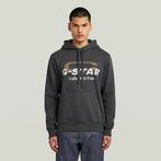 G-STAR® Logo Hooded Sweater Grey