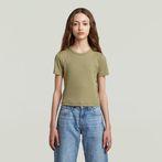 G-STAR® Girls T-Shirt Slim Crop Green