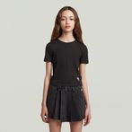 G-STAR® Girls T-Shirt Slim Crop Black
