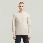 G-STAR® 3D Biker Ribbed Knit Pullover Multi color