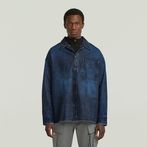 G-STAR® Sobrecamisa Boxy Fit Azul oscuro