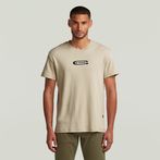 G-STAR® Camiseta Old Skool Logo Beige