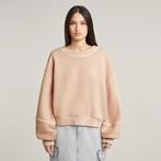 G-STAR® Overdyed Big Sleeve Sweater Pink
