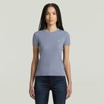 G-STAR® Rib Cap Sleeve T-Shirt Light blue