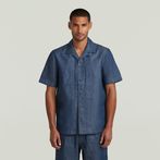 G-STAR® Workwear Resort Regular Overhemd Donkerblauw
