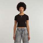 G-STAR® Cropped Mini Slim Top Black