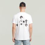 G-STAR® Trims Back Graphic T-Shirt White