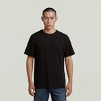 G-STAR® Camiseta Essential Raw Neck Negro