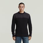 G-STAR® Army Rib Knit Pullover Black
