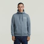 G-STAR® Old Skool Hoodie Zip Sweater Grey