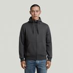 G-STAR® Old Skool Hoodie Zip Sweater Grey