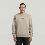G-STAR® Center Chest Logo Sweater Beige
