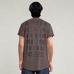 送料込★G-Star★Text Back Gr Overdyed Lash Tシャツ Text Back Graphic Overdyed Lash T-Shirt | ブラック | G-STAR® JP