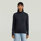 G-STAR® Regular Mock T-Shirt Dunkelblau