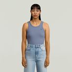 G-STAR® Ribbed Tanktop Light blue