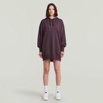 G-STAR® Hooded Sweater Dress Purple