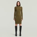 G-STAR® Rib Slim Dress Green
