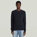 G-STAR® Structure Ribbed Knit Pullover Dark blue