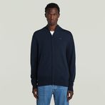 G-STAR® Premium Core Full Zip Knit Dark blue