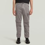 G-STAR® Pantalones Roxic Zip Straight Tapered Gris