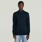 G-STAR® Premium Core Half Zip Knit Dark blue