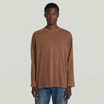 G-STAR® Washed Boxy T-Shirt Brown