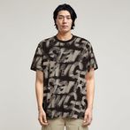 Sprayed Letters Loose T-Shirt | マルチカラー | G-STAR® JP