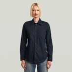 G-STAR® Slim Poplin Long Sleeve Shirt Dark blue