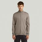 G-STAR® Core Zip Through Knit Beige