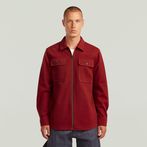 G-STAR® Sobrecamisa GPO Zip Rojo