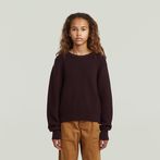 G-STAR® Girls Cropped Crew Knit Brown