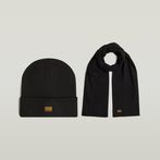 G-STAR® Effo 2-Set Beanie and Scarf Black