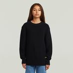 G-STAR® Girls Fisherman Knit Cardigan Black