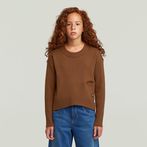 G-STAR® Girls Legionknit Cardigan Brown