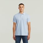 G-STAR® Dunda Slim Stripe Poloshirt Hellblau