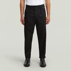 G-STAR® Pleated Chino Relaxed Tapered Black