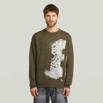 G-STAR® Sprayed 89 Relaxed Knit Green
